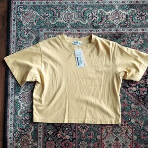 Richer Poorer Relax Crop Tee S Tee In Vanilla